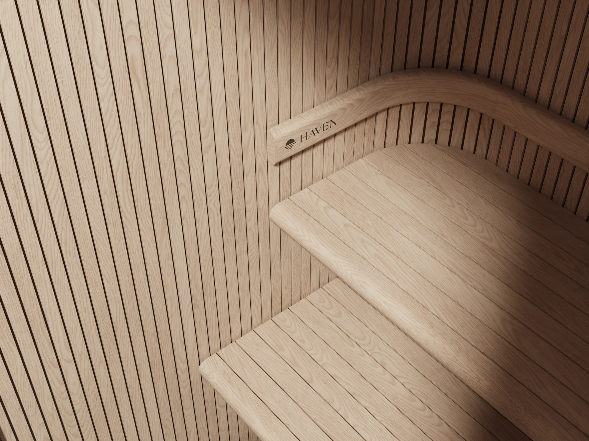 Interior wood sanctuary